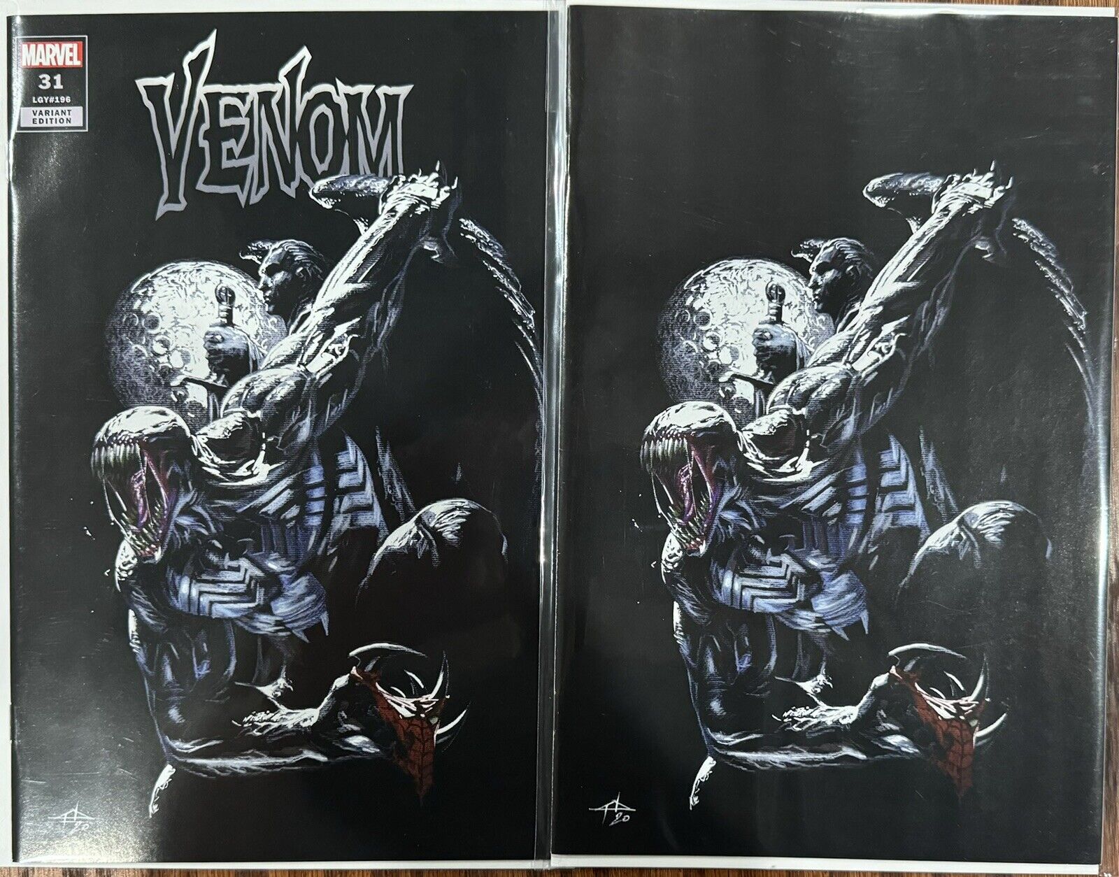Venom #31 Gabriele Dell'Otto Virgin And Trade Variant Exclusives Set Marvel