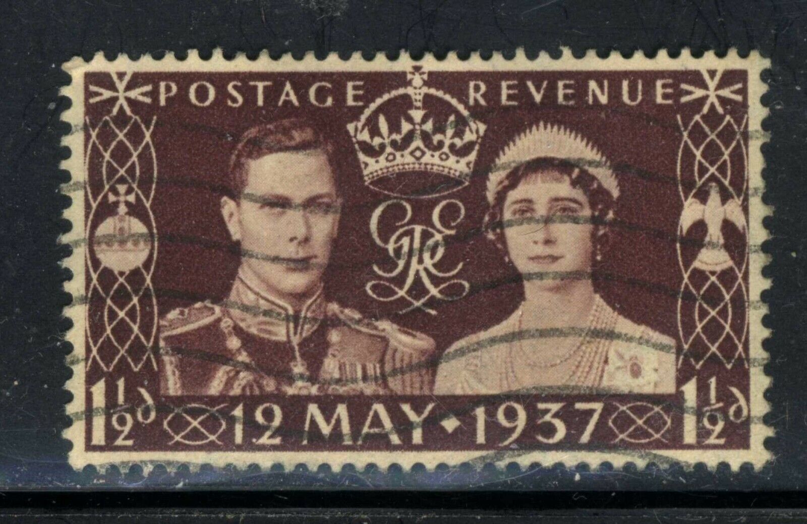 1937 Great Britain Coronation 👑Stamp 12th May 1937 1-1/2d  