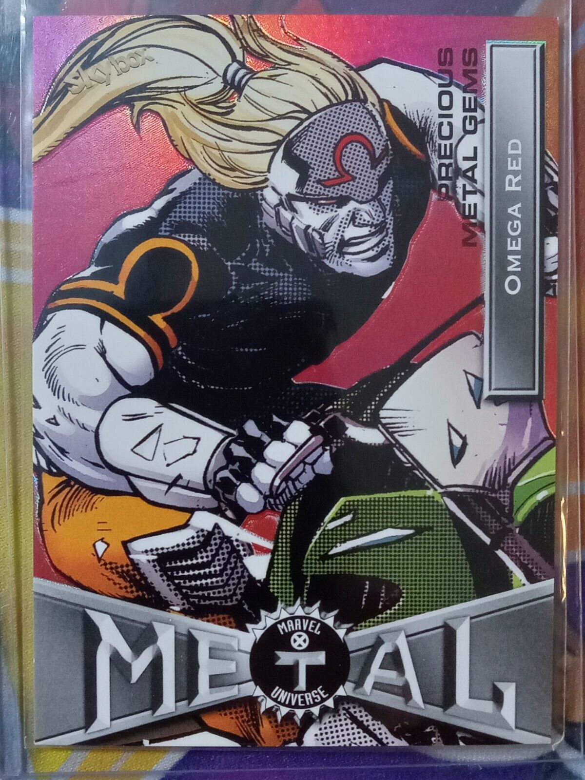 Omega Red /100 Red PMG X-Men Metal Universe Marvel Card