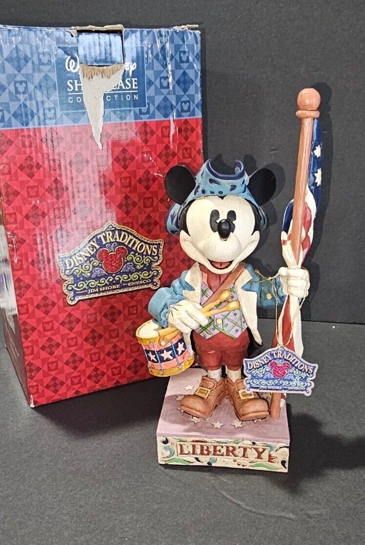 Jim Shore Disney Traditions The Ultimate Patriot W/box 