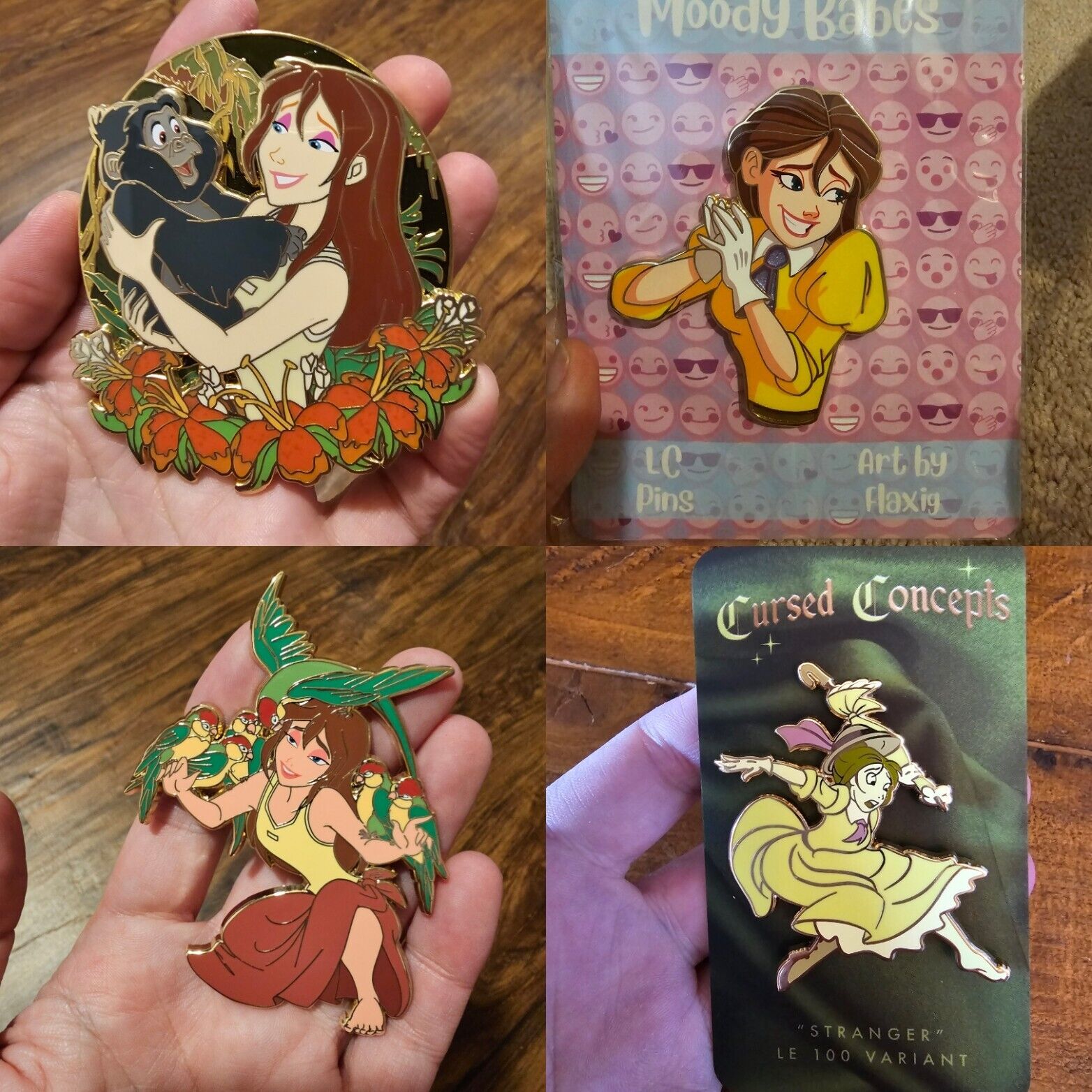 Disney Tarzan Jane Fantasy Pin Set