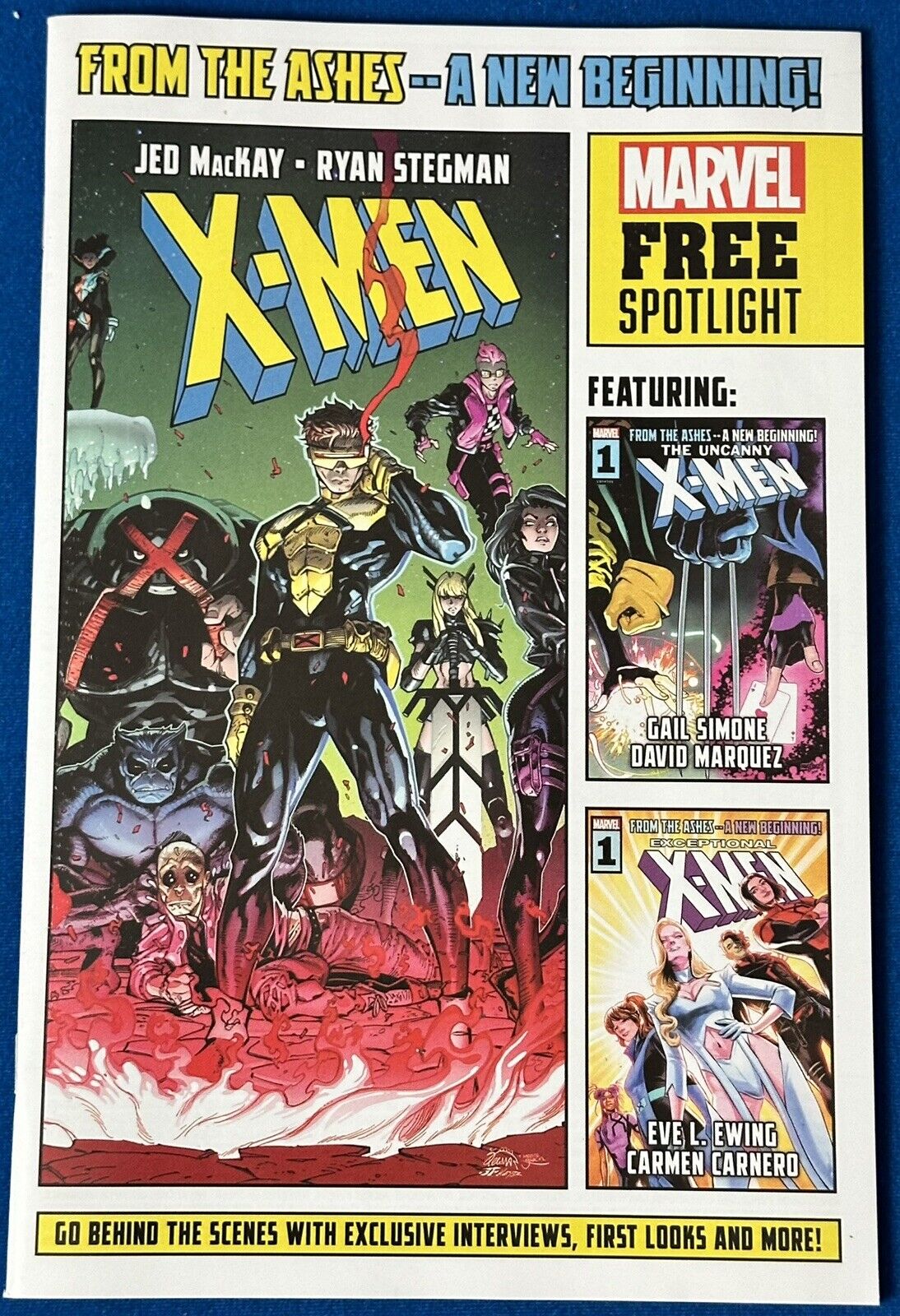 X-Men: From the Ashes Sampler July 2024 Marvel Comic