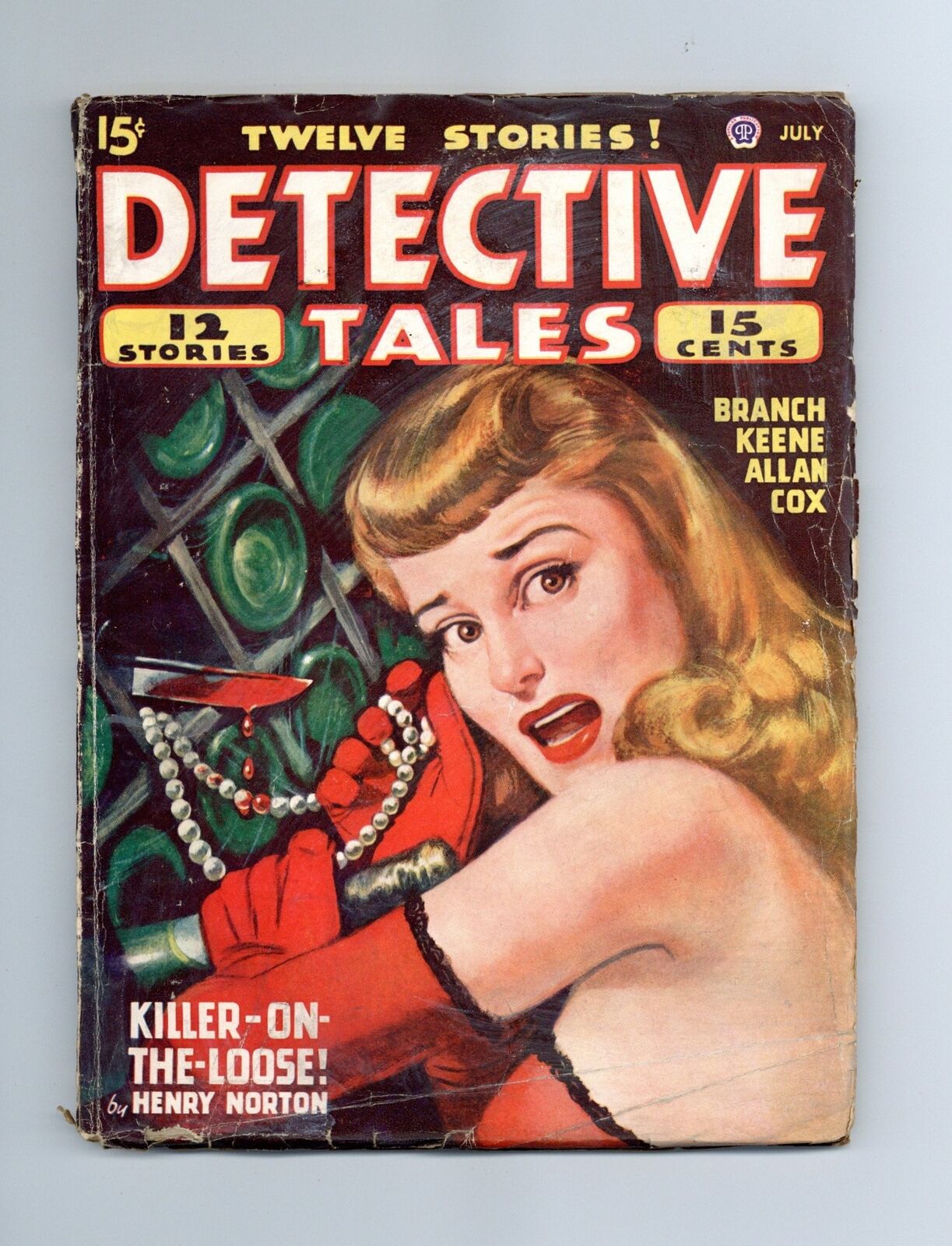 Detective Tales Pulp 2nd Series Jul 1947 Vol. 36 #4 VG- 3.5
