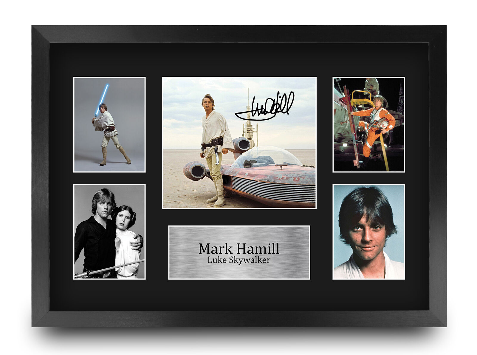 Mark Hamill Star Wars Luke Skywalker Gifts Framed Photo A3 Print for Movie Fans