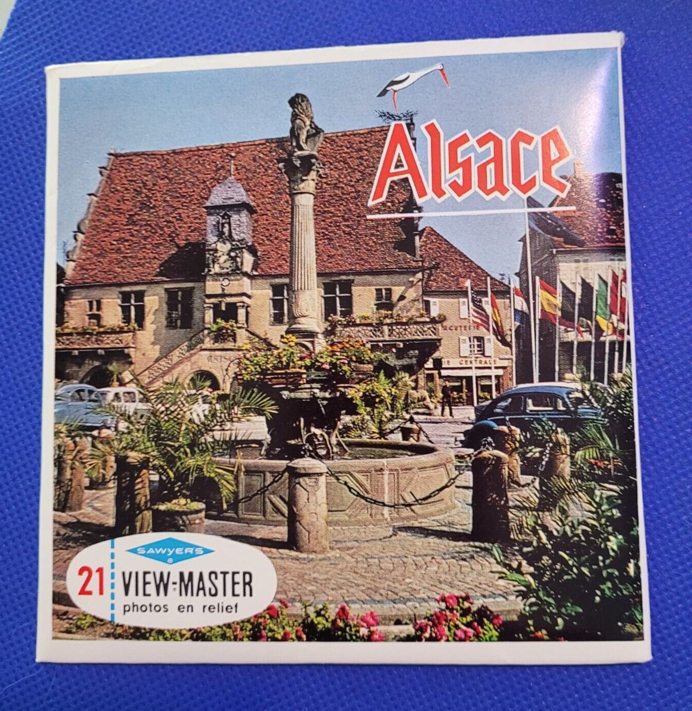 Sawyer's Scarce vintage C171 F Alsace France view-master 3 Reels Packet