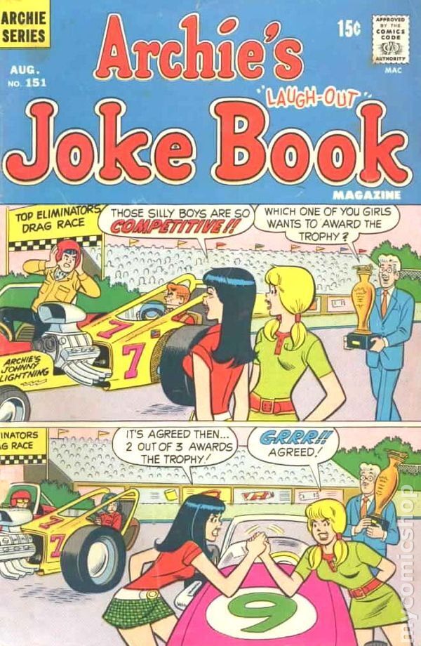 Archie\'s Joke Book #151 VG 1970 Stock Image Low Grade