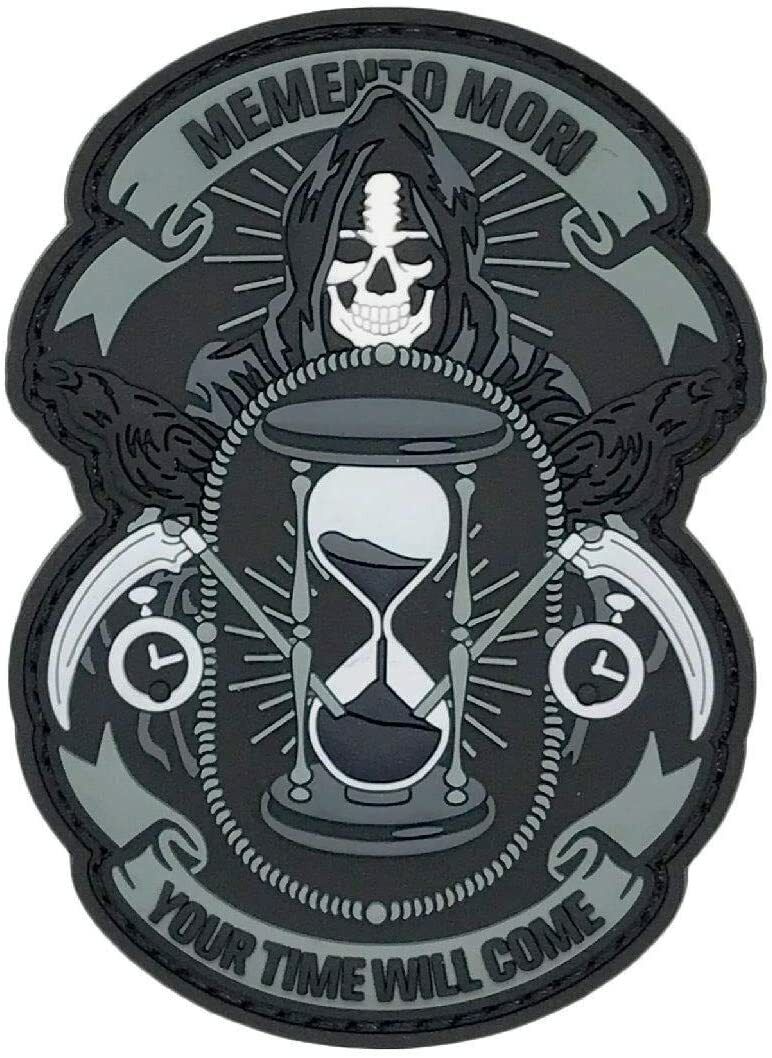 Memento Mori Your Time Will Come Patch [3D-PVC Rubber -MM8]