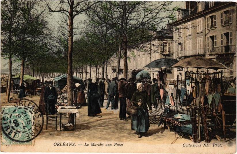 CPA AK ORLÉANS - Le Marché aux Fleces (212964)