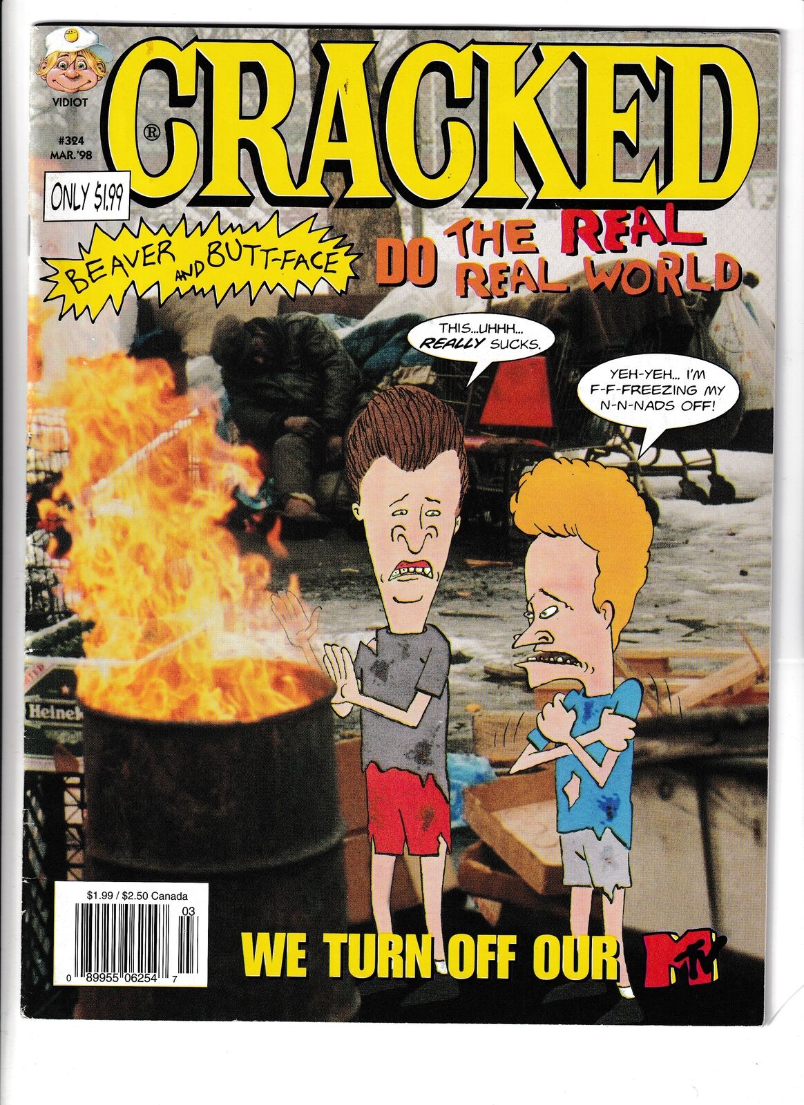 Cracked #324 (1998) Globe Comics