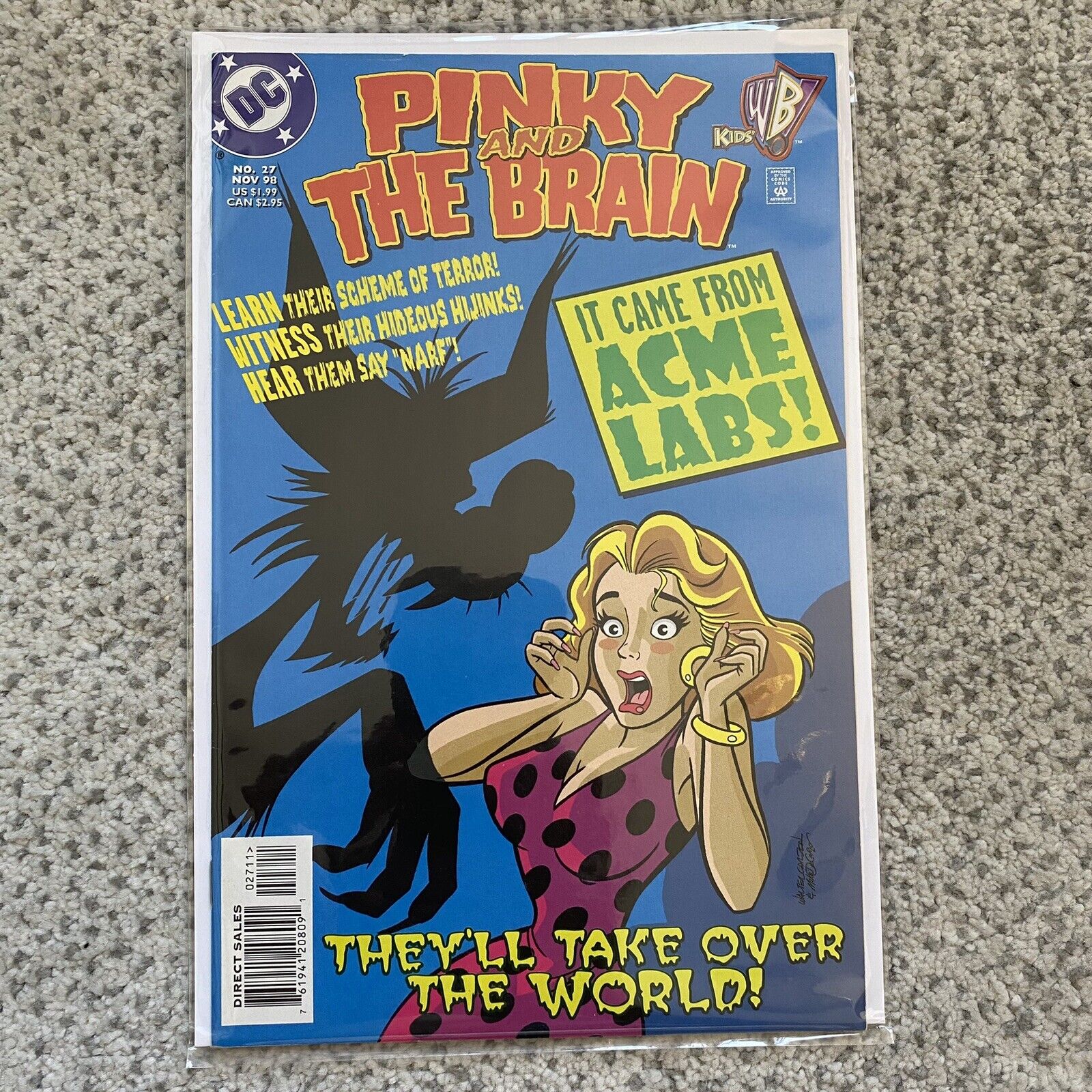 Pinky and the Brain #27 DC Comics Last Issue VF+