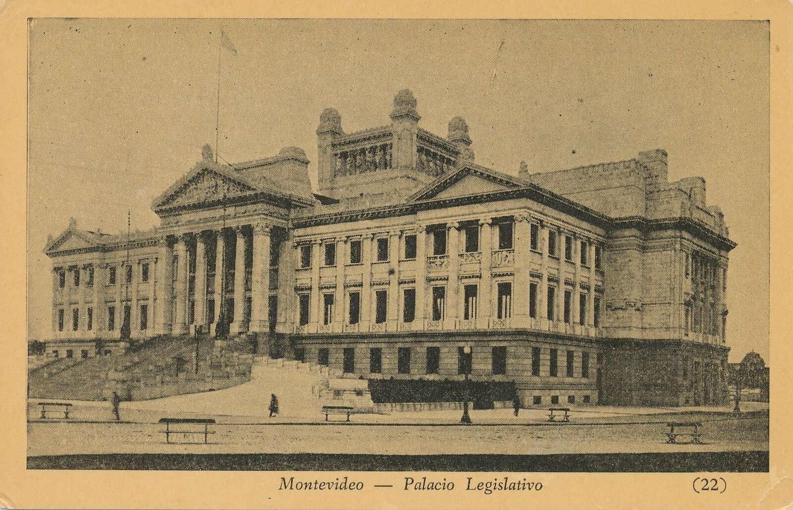 MONTEVIDEO - Palacio Legislativo Postcard - Uruguay