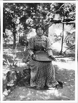 Paiute Indian woman basket maker of Yosemite Valley 1900 California Old Photo