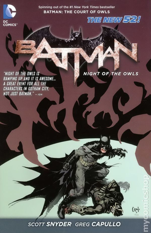 Batman Night of the Owls HC #1-1ST FN 2012 Stock Image