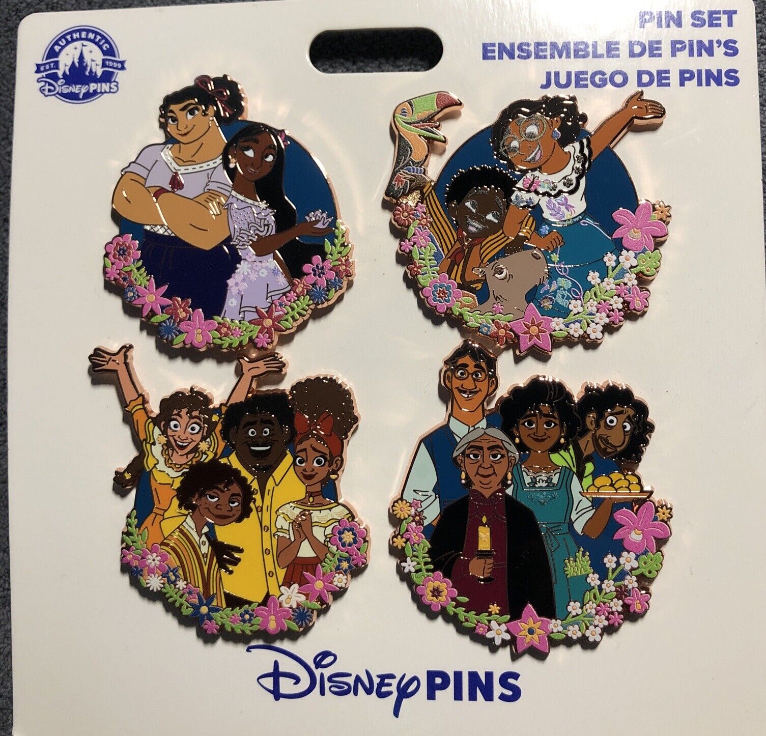 Disney Parks Encanto Booster Set 4 Pins