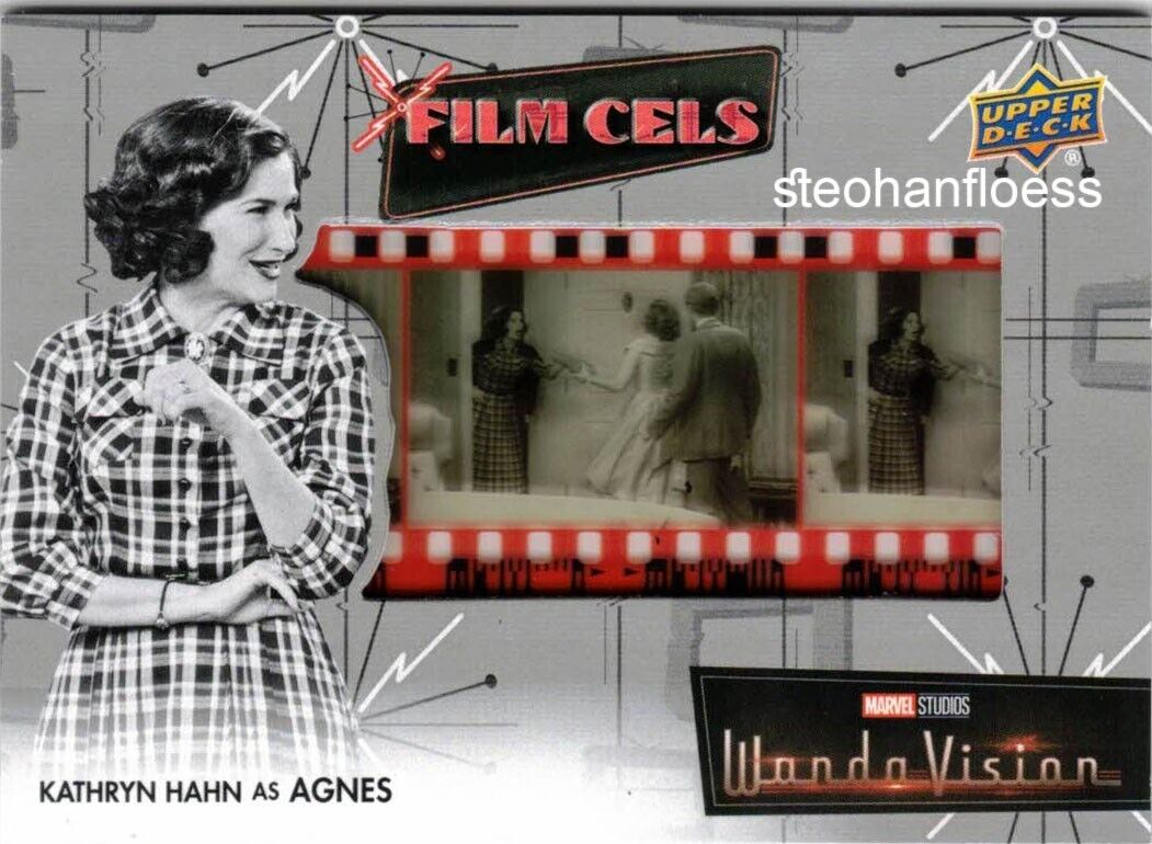 2022 Upper Deck WandaVision Film Cels 1950 3 Kathryn Hahn as Agnes