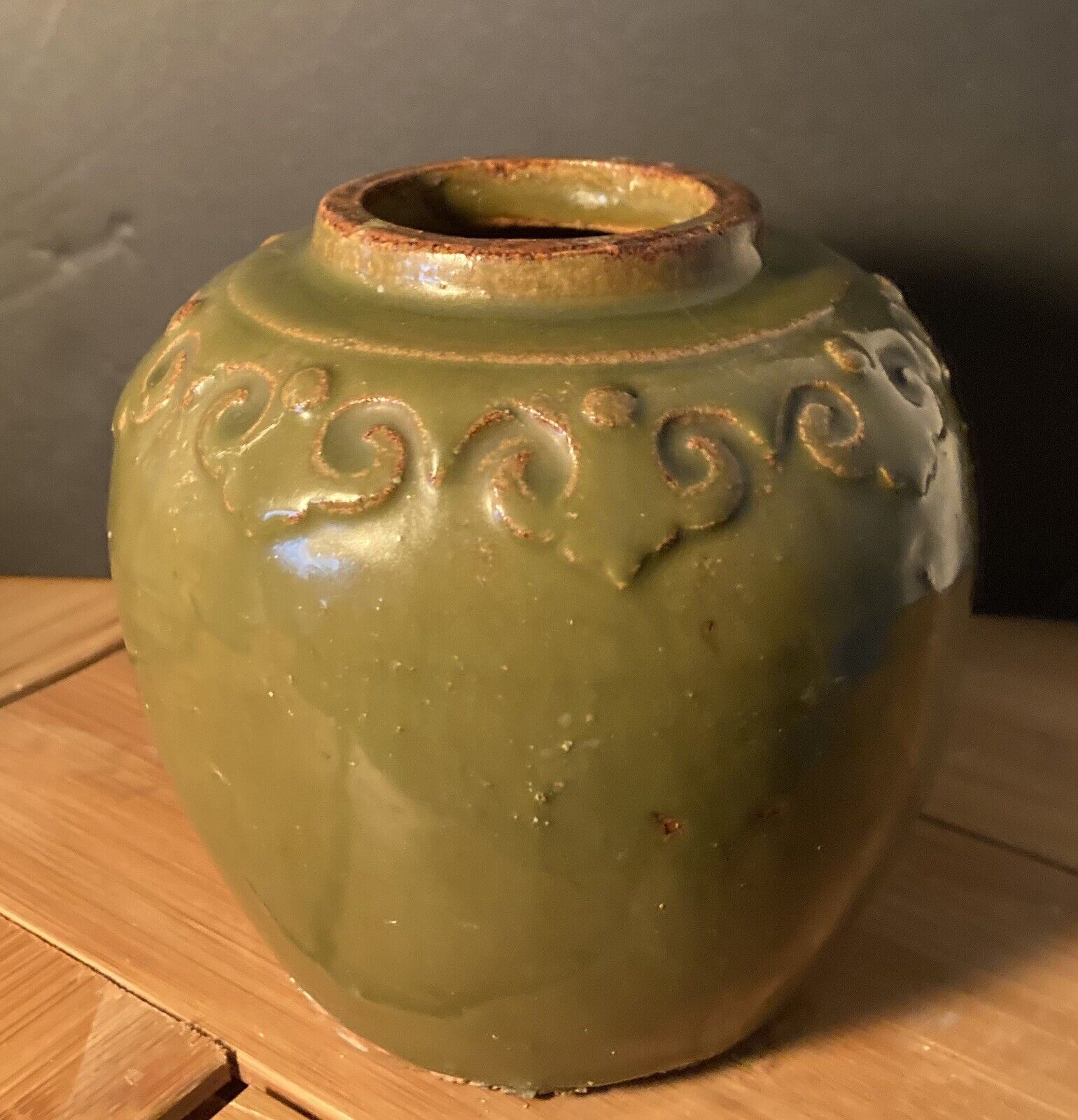 Antique Chinese SHIWAN Kiln Porcelain Ginger Jar 19thC