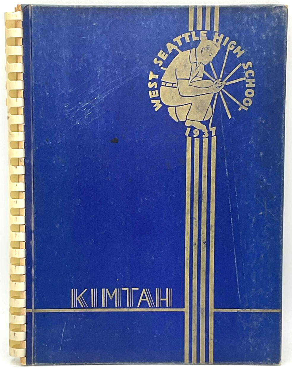 1937 West Seattle High School Annual Yearbook Kimtah Washington Sports Students