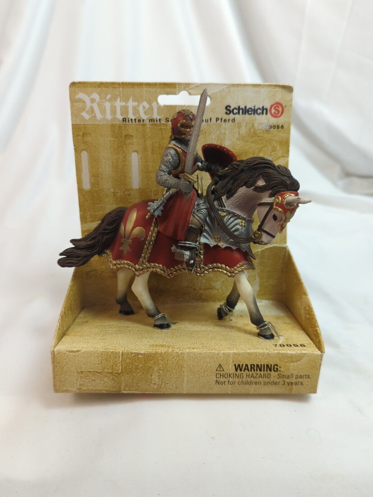 Schleich Ritter Red Knight Horse 70056 ** Retired figure - brand new 