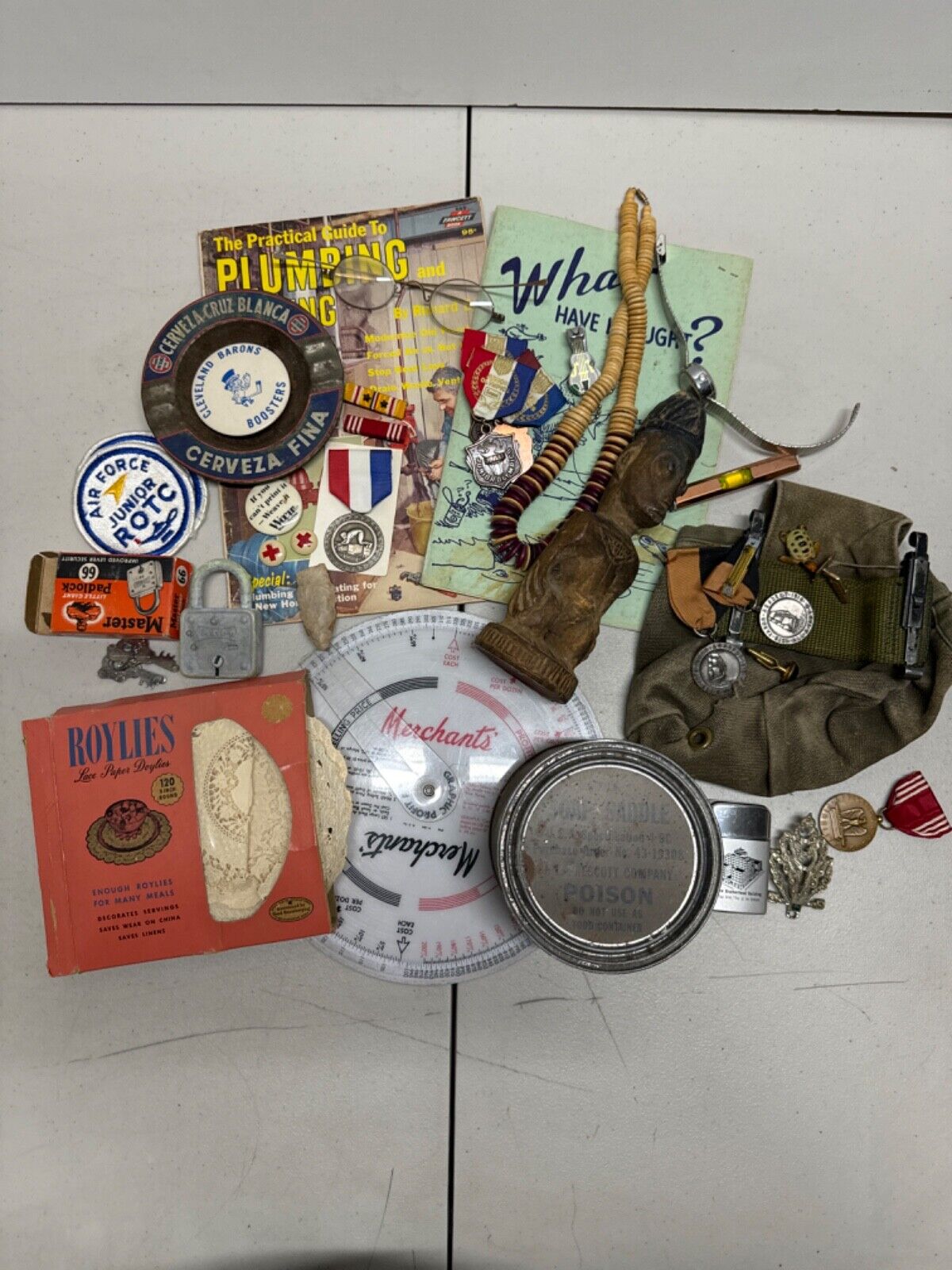 Junk Drawer Mixed Lot-pins, medals, accesories and more