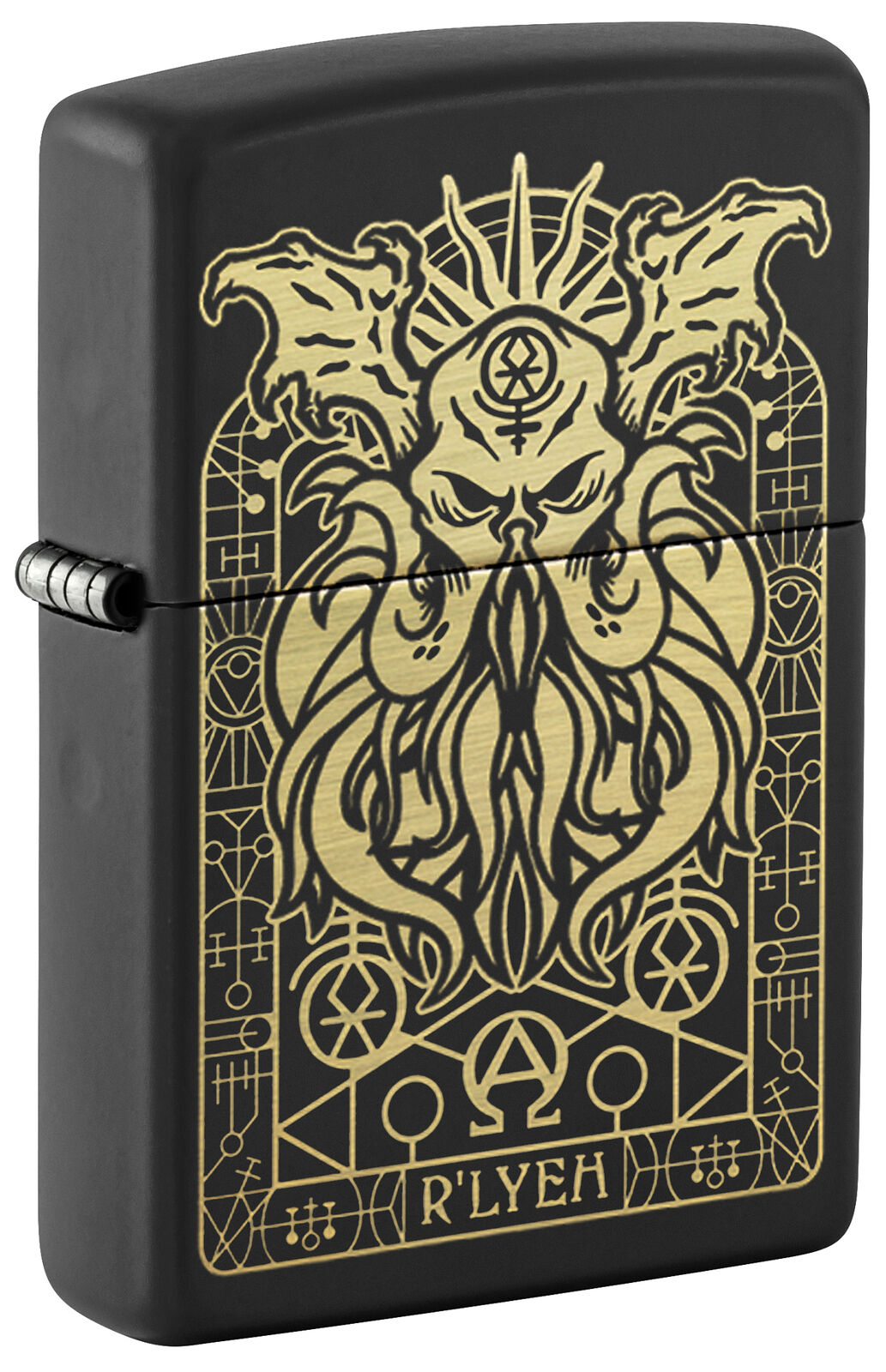 Zippo Monster Design Black Matte Windproof Lighter, 29965