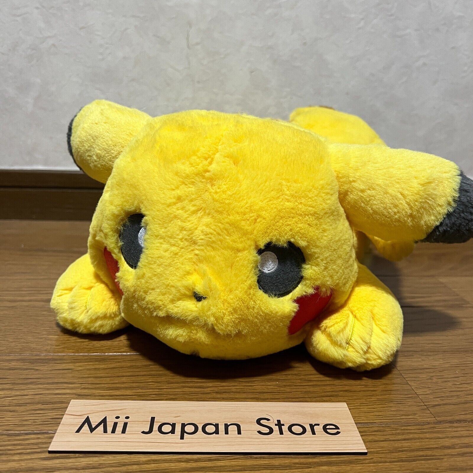 Pokemon Center Original Pikachu Fluffy Plush Doll Toy pikachuping Fuwa Fuwa
