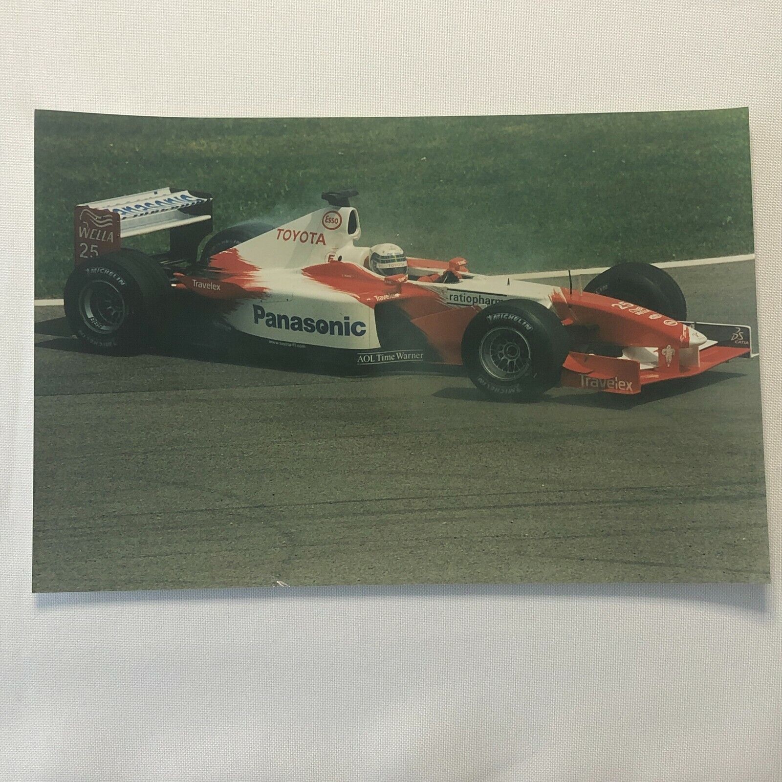 Allan McNish Toyota F1 Racing Photo Photograph Print 2002 Austria ?
