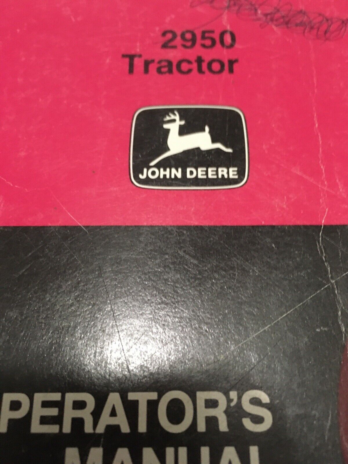 John Deere 2950 Tractor Operator’s Manual