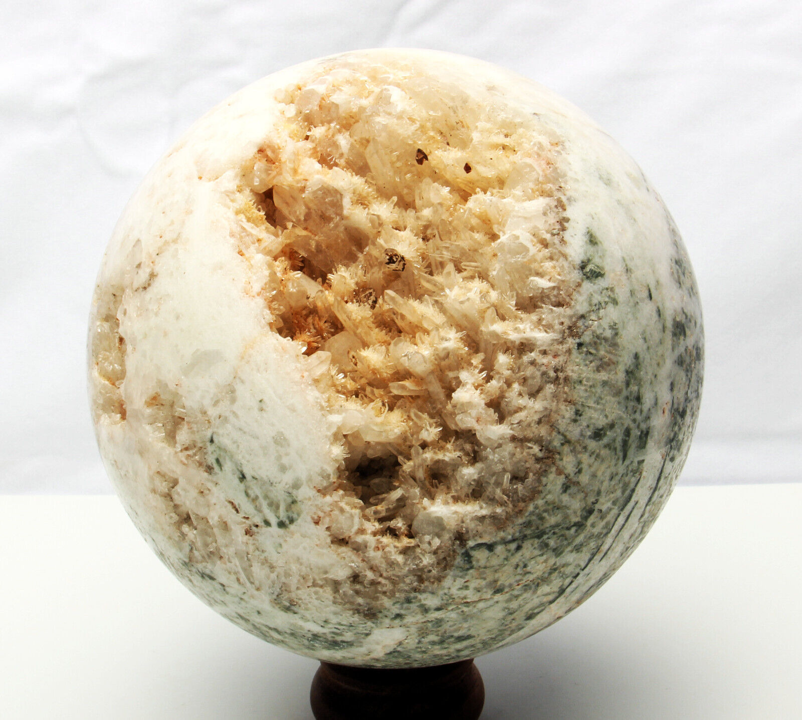2780g Natural clear quartz cluster sphere Crystal Quartz Healing Decorate