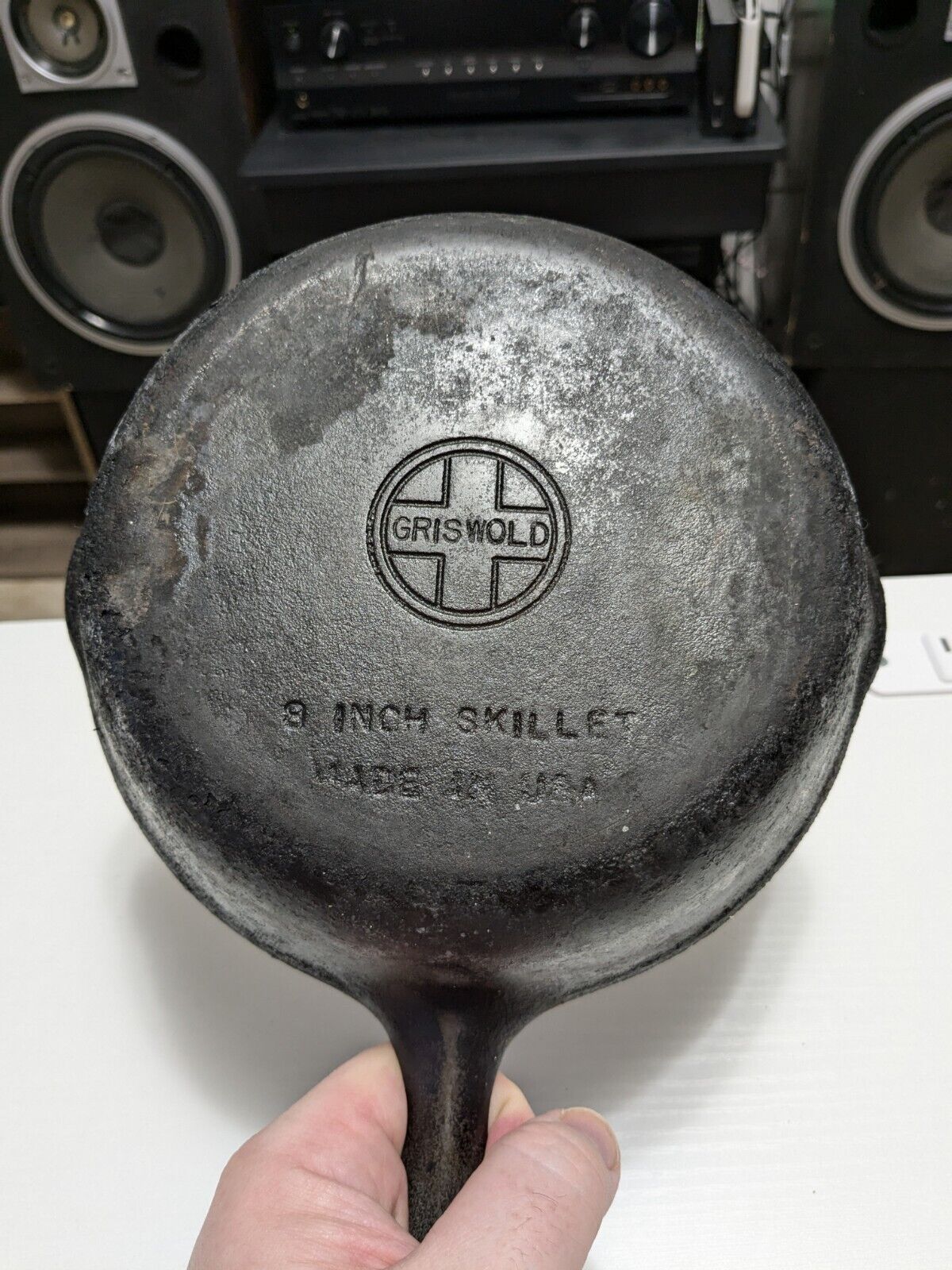 Vintage Griswold #5 Cast Iron Skillet 8” Great Condition