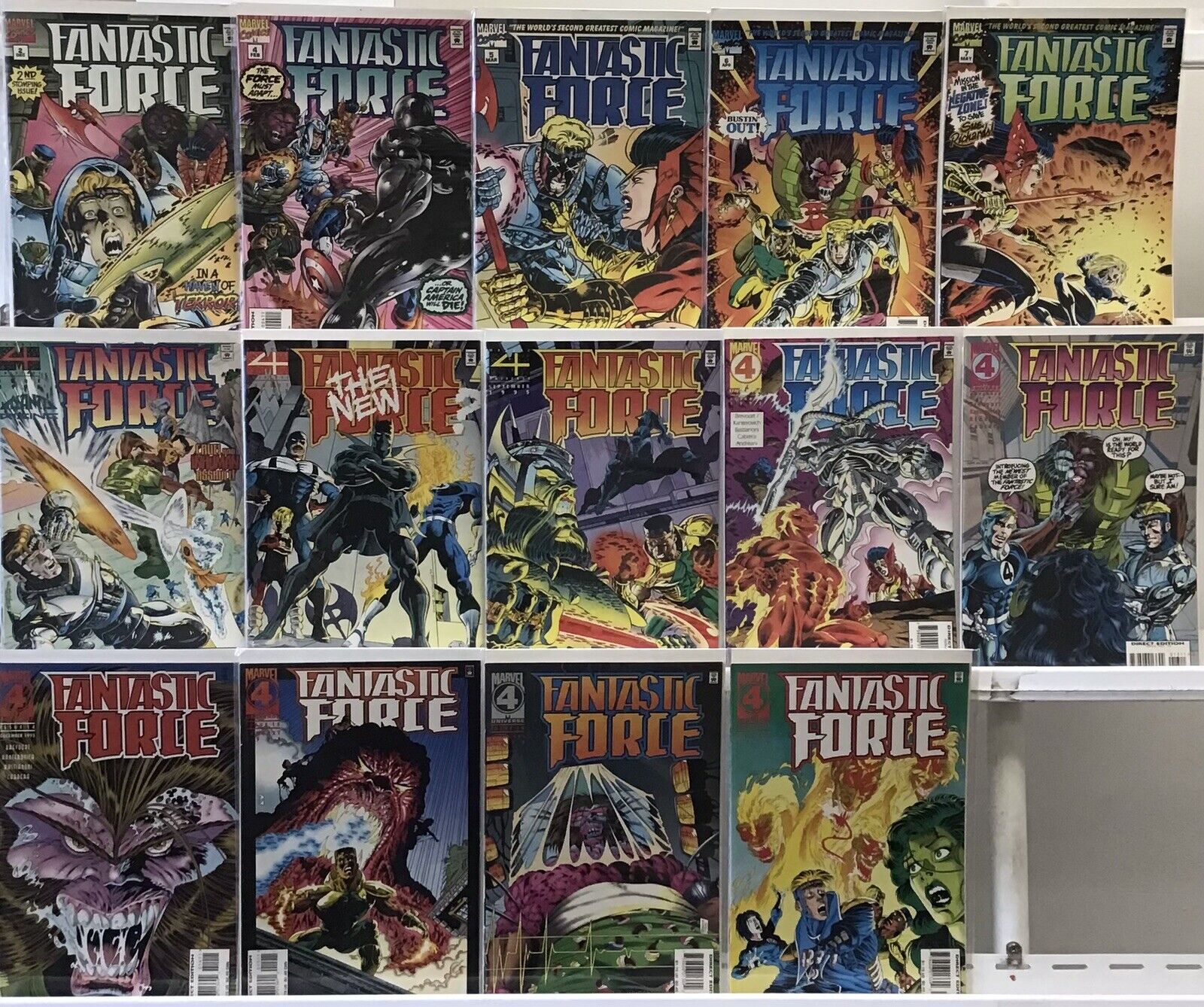 Marvel Comics - Fantastic Force - Comic Lot Of 14