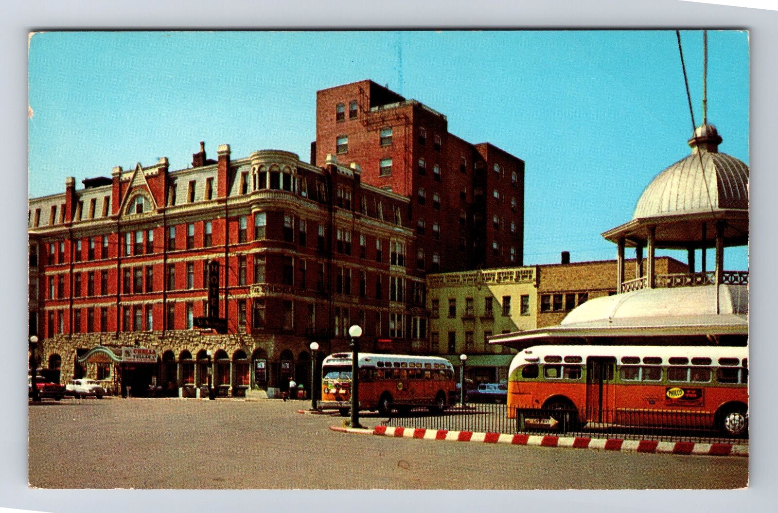 Decatur IL-Illinois, Lincoln Square, Antique, Vintage Postcard
