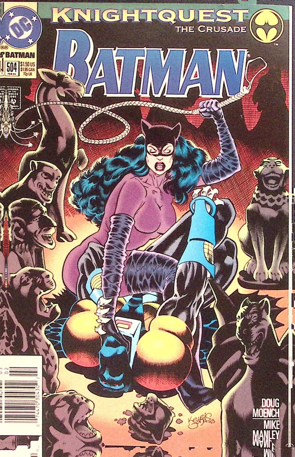 1994 BATMAN #504 FEB DC COMICS CATWOMAN  KNIGHTQUEST DC COMICS  Z2330