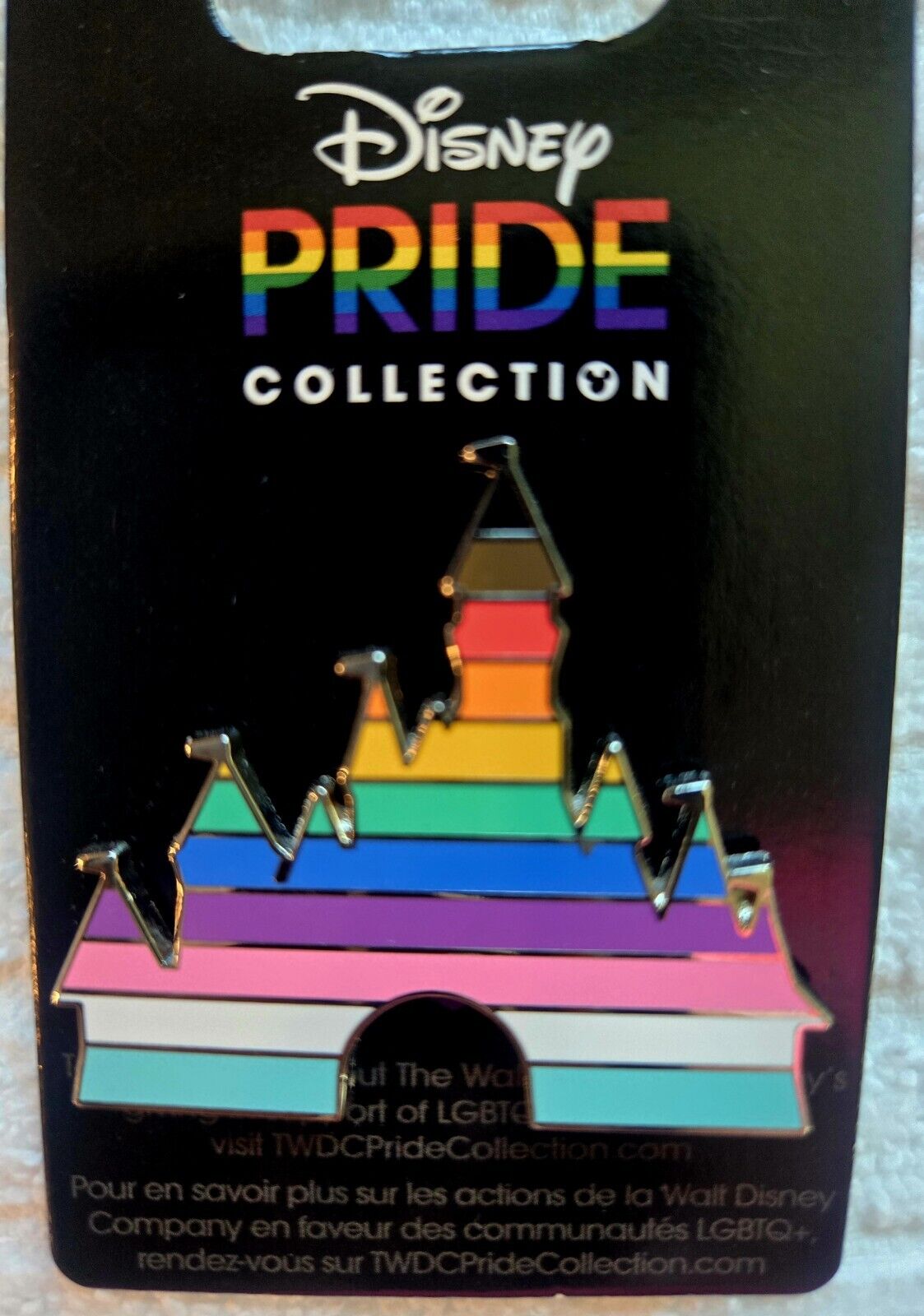 Disney Parks Pride Rainbow Castle New Pin Pride Collection