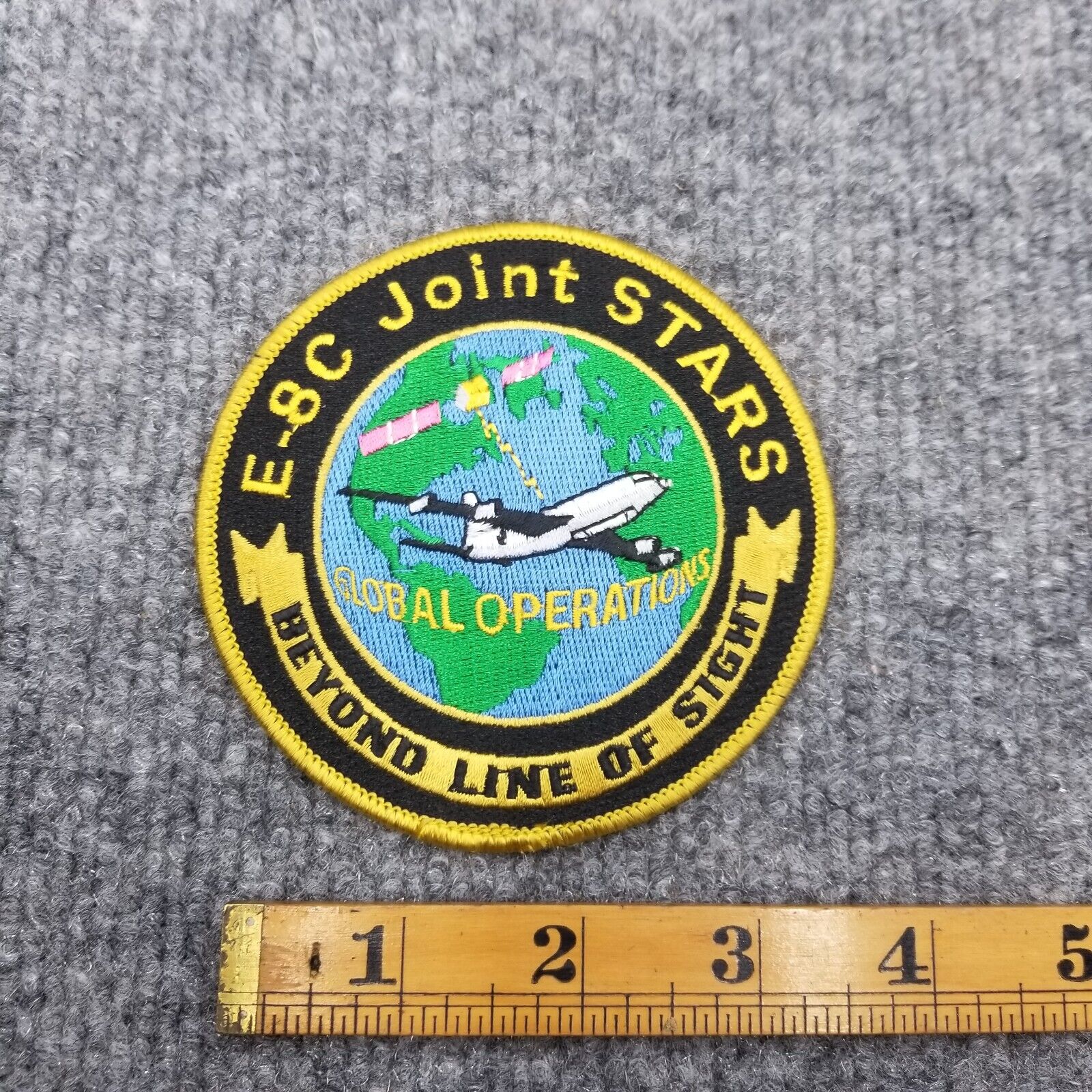 E-8C Joint Stars Global Operations Patch Beyond Line Of Sight Air Force