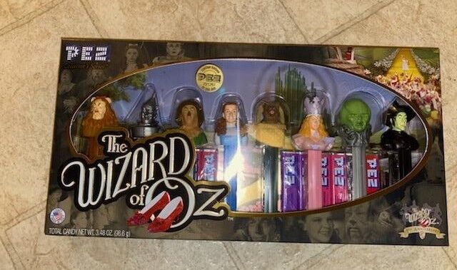 The Wizard of Oz Pez Dispenser Set LTD Edition #018092 70th Anniversary 8 Pc New