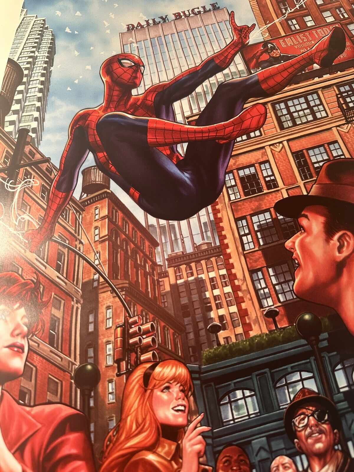 THE AMAZING SPIDER-MAN # 24 (LGY # 825 BROOKS VARIANT 2019 MARVEL POSTER)