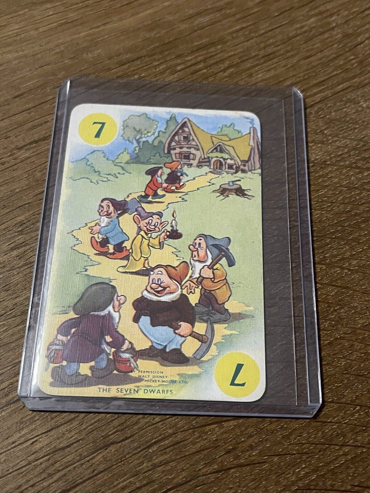 EXTREMELY RARE 1937 SNOW WHITE SEVEN DWARFS 1ST EDITION CARD GAME CASTELL PEPYS