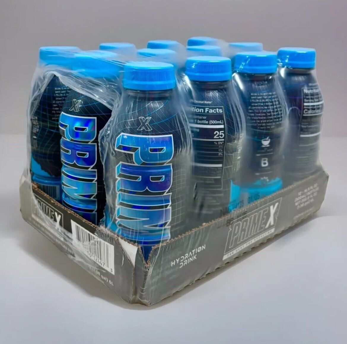 Prime Hydration X Blue W/HOLO Print The Hunt for 1x Bottle (read Description)