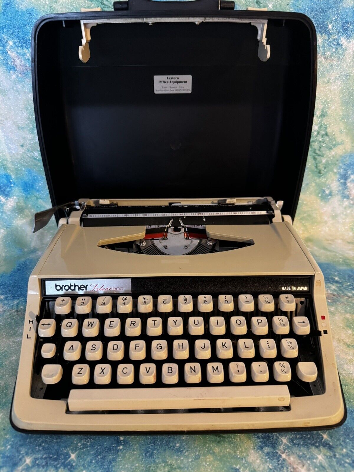 Vintage Brother Deluxe 800 Typewriter Portable Working