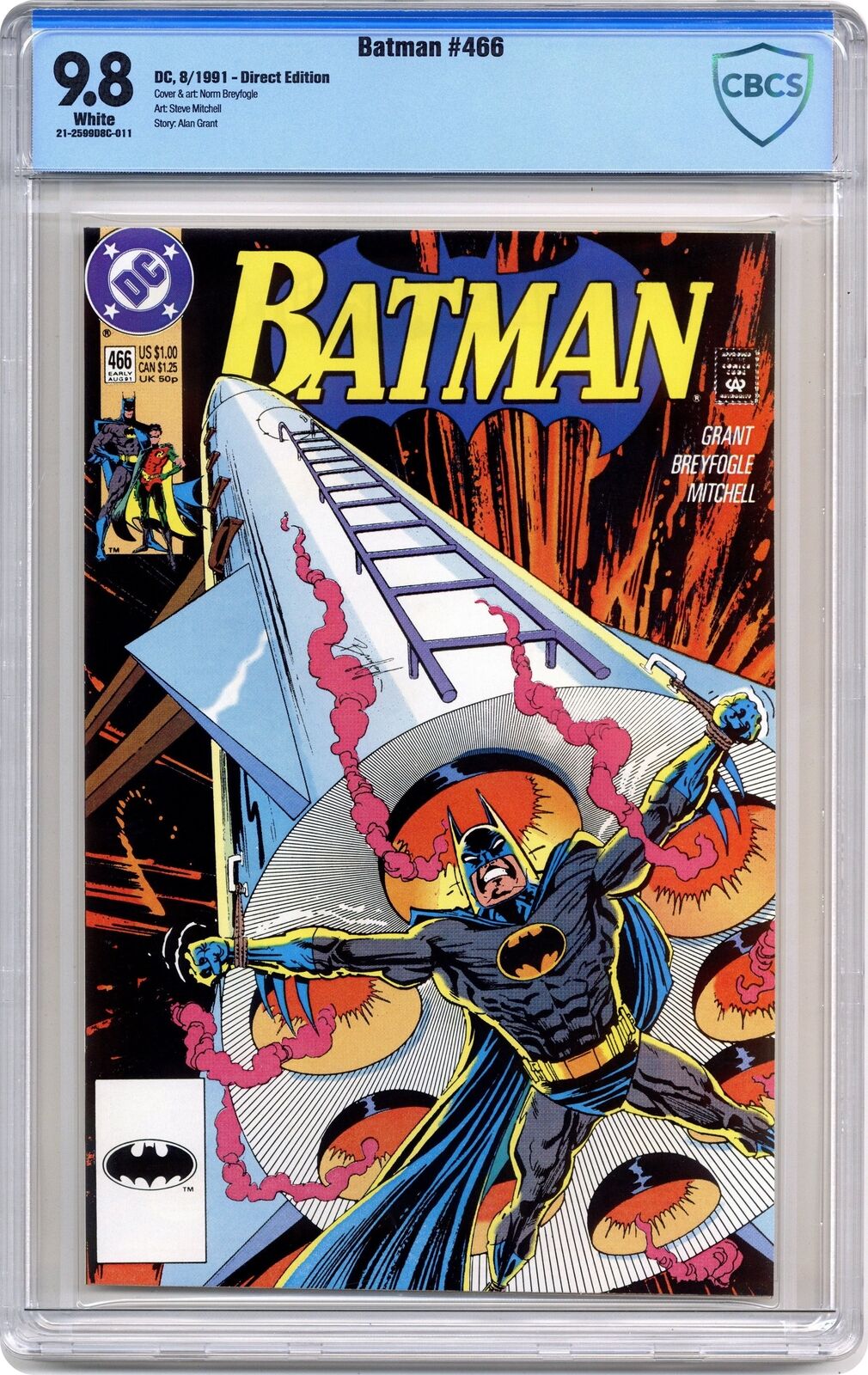 Batman #466 CBCS 9.8 1991 21-2599D8C-011