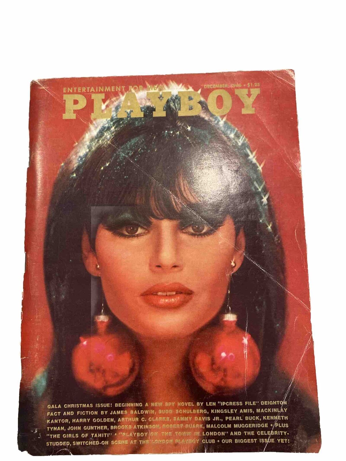 Vintage Playboy Magazine: December 1966 -  CENTERFOLD INTACT