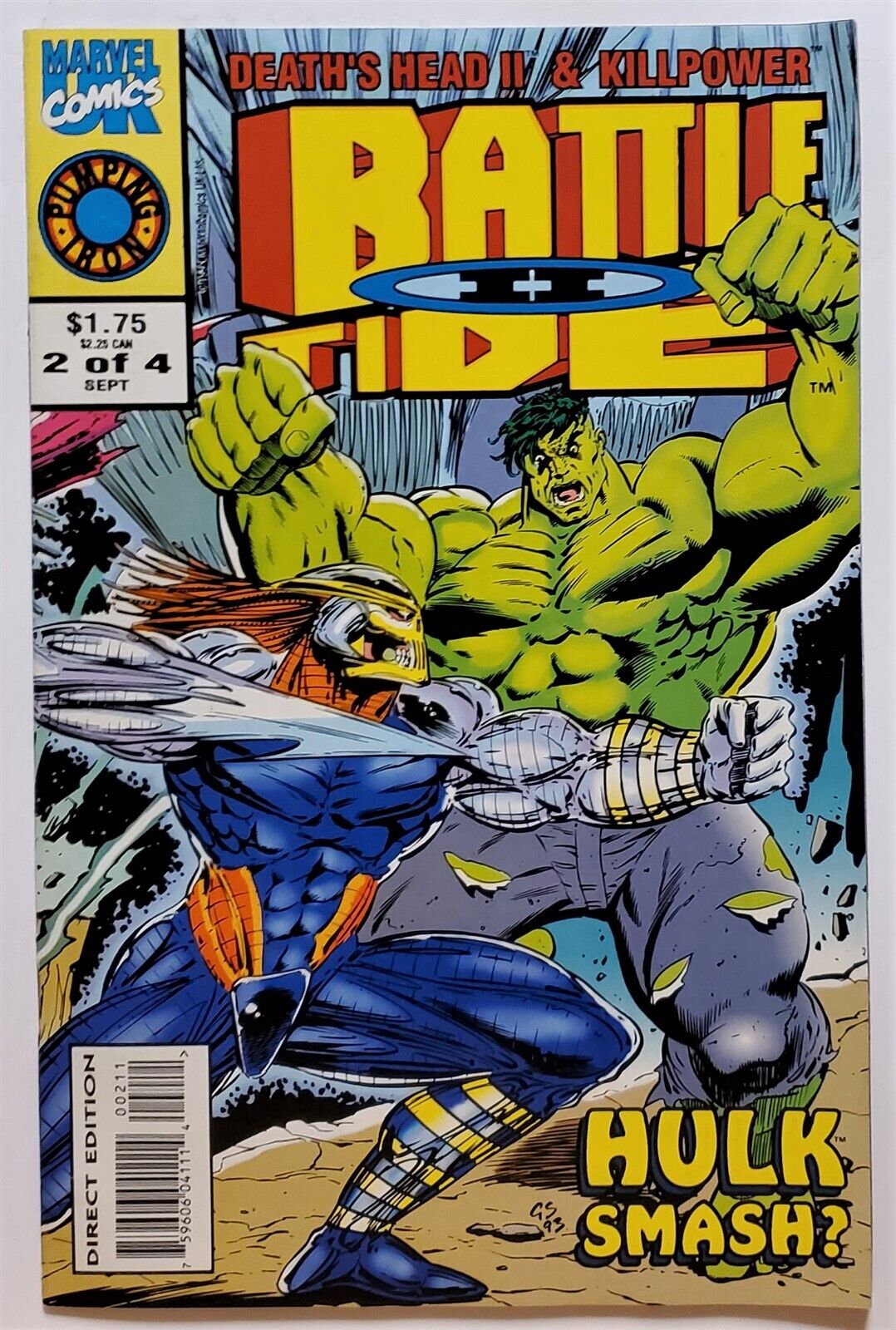 Battletide II #2 (Sep 1993, Marvel) FN 