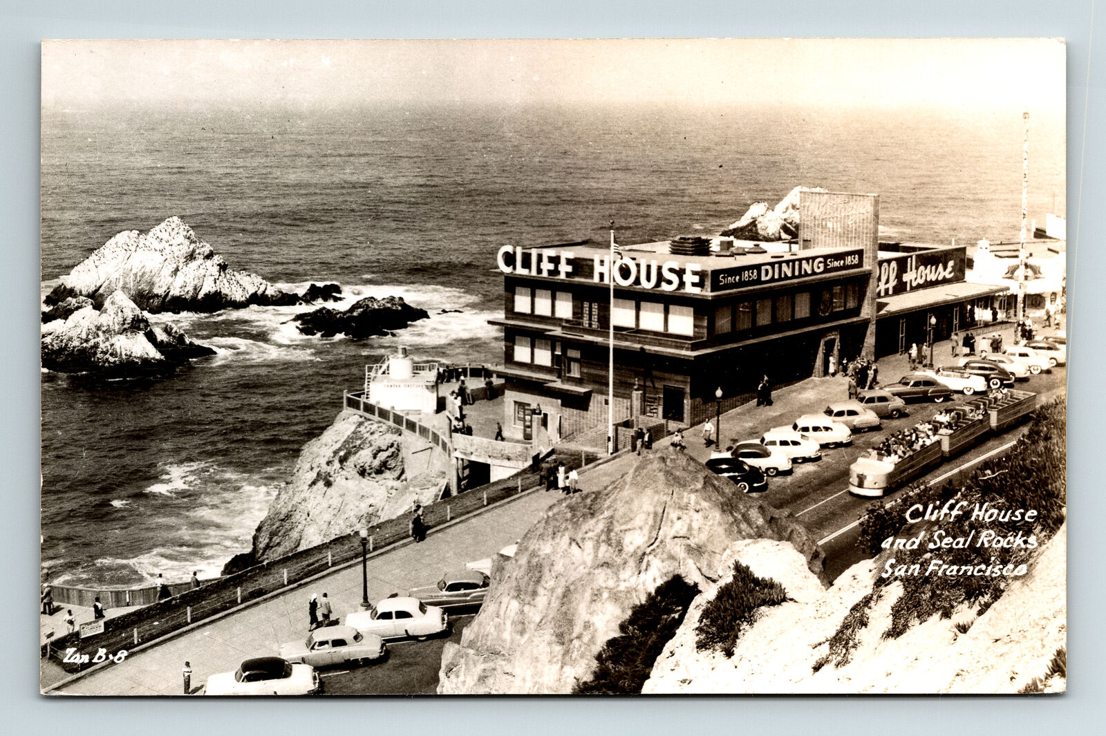 c1955 RPPC Postcard San Francisco CA California 3rd Cliff House MCM Remodel