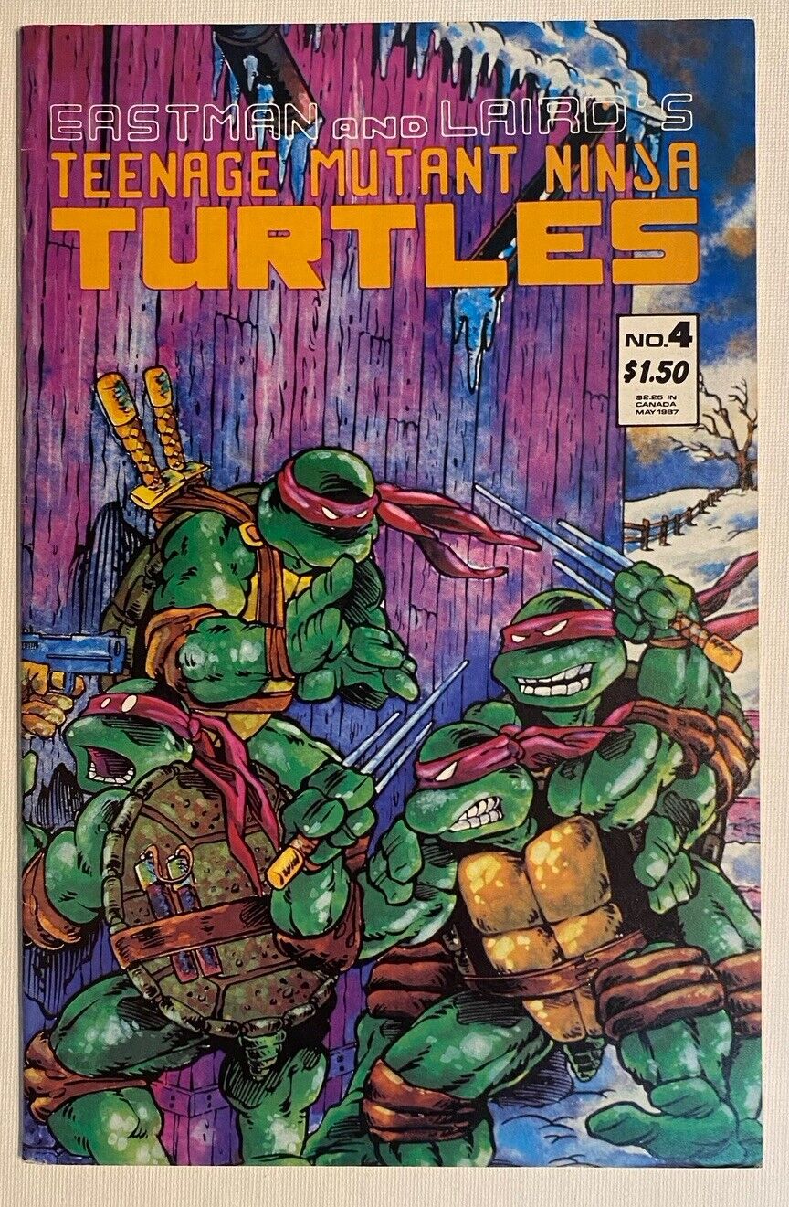 Teenage Mutant Ninja Turtles #4 - Mirage Studios 2nd Print/Error High Grade