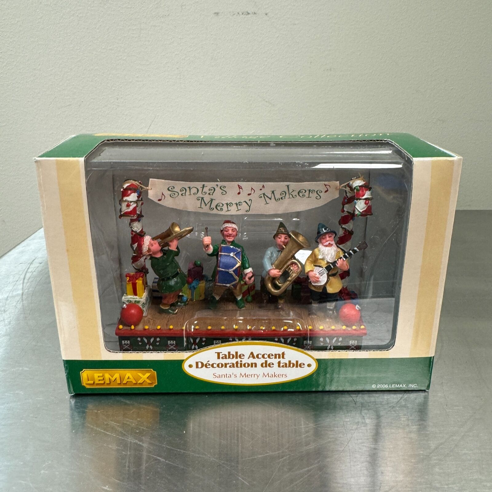 Lemax SANTA'S MERRY MAKERS 63561 Christmas Village Collection