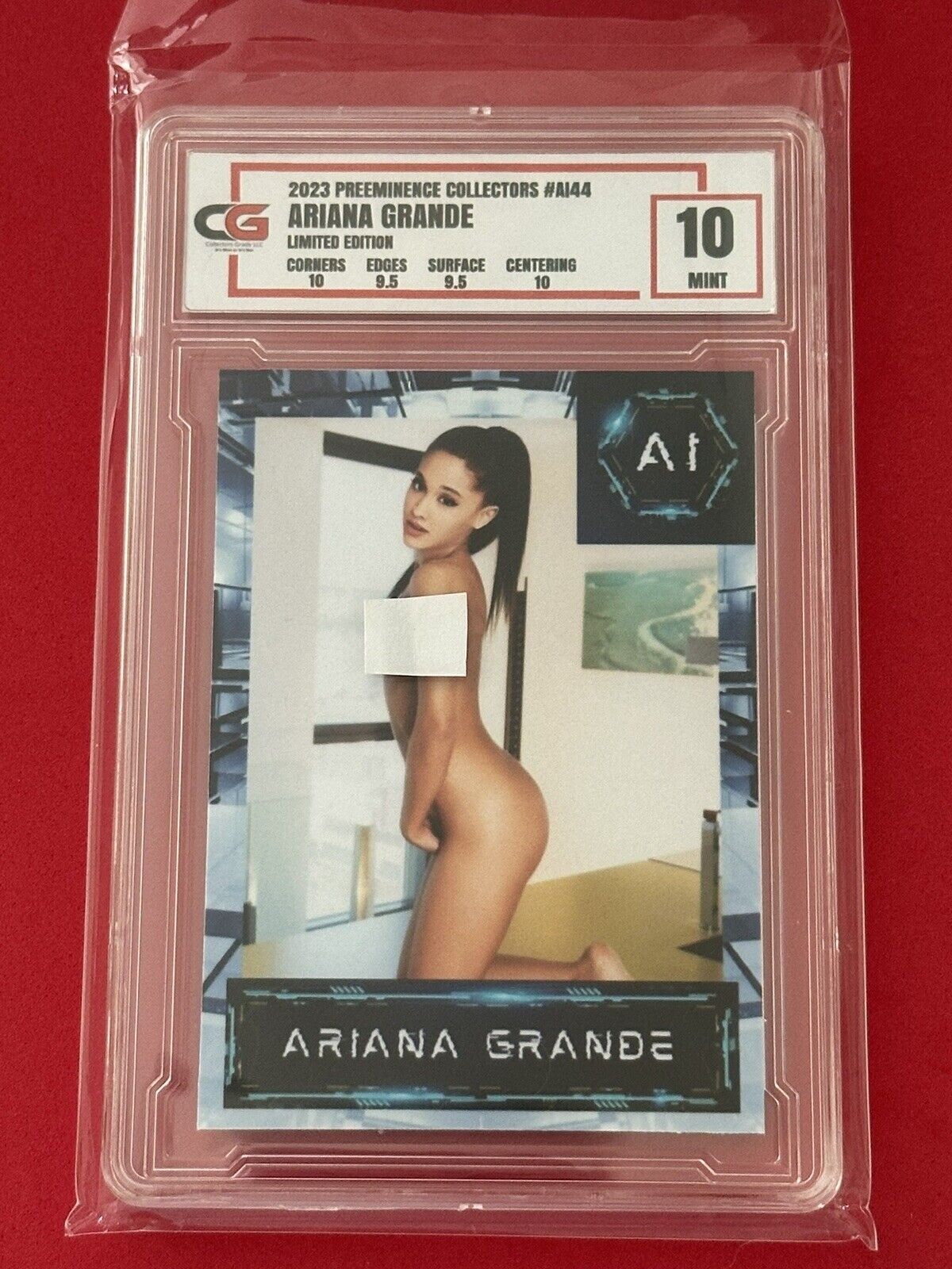 Ariana Grande Trading Card Sexy 10 Gem Mint CG Grade