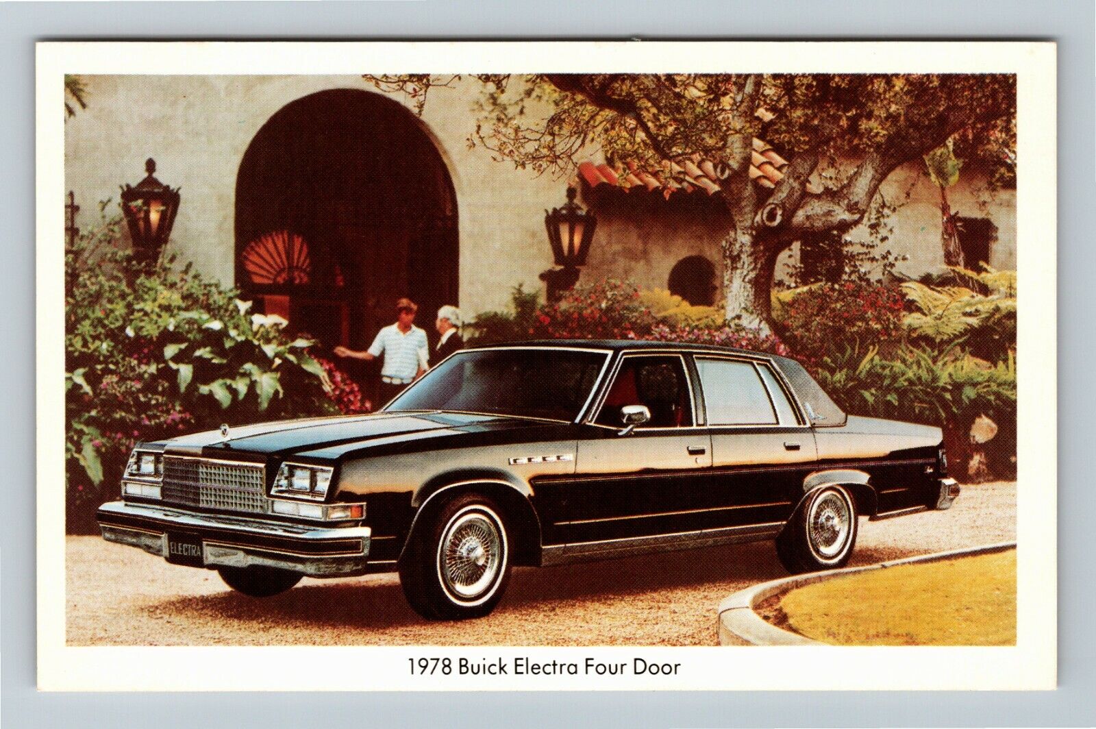 1978 Buick Electra Four Door, Automobile, Vintage Postcard