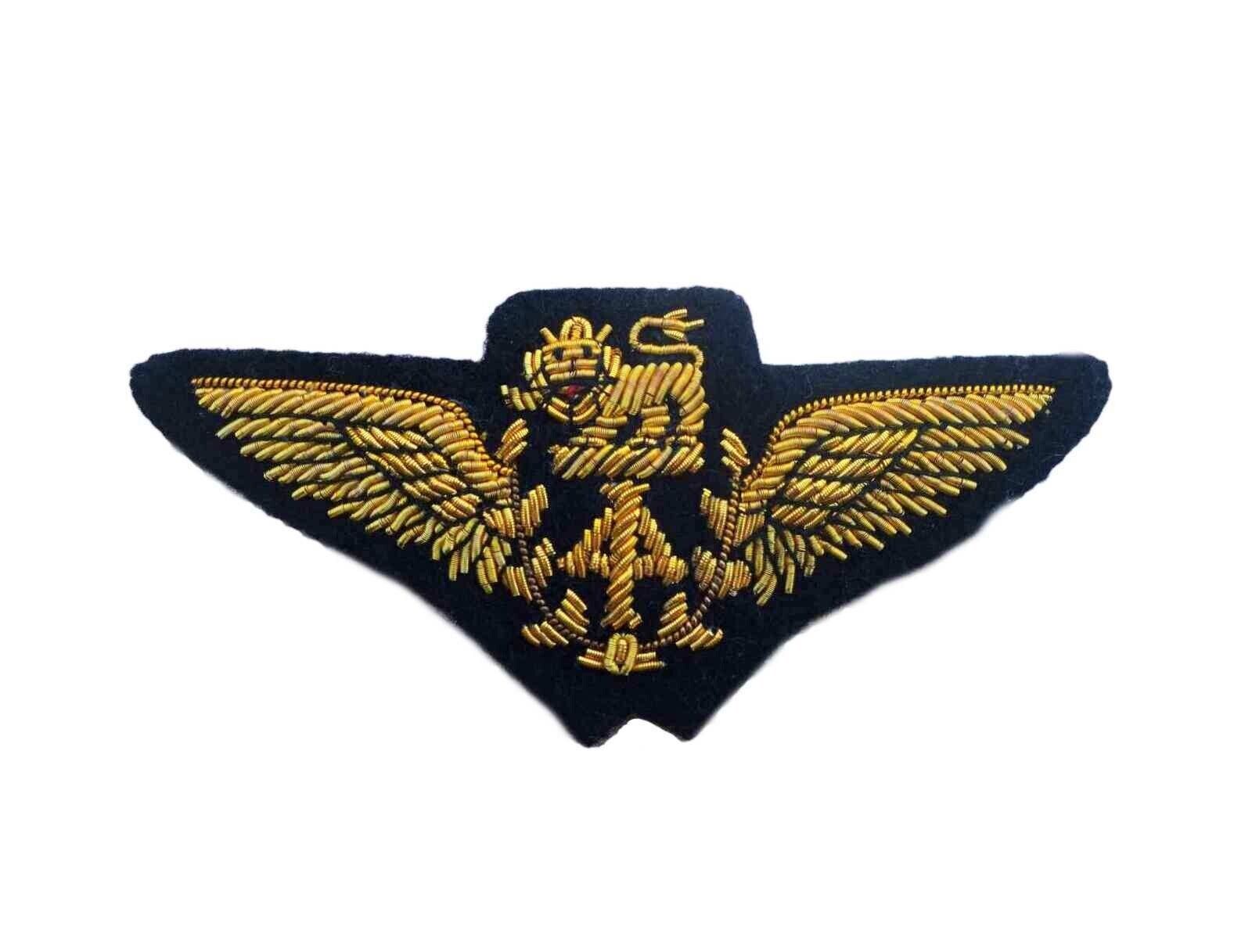 Wing Imperial Airways Hand Embroidered Bullion Wire Badge - Aviation Heritage in