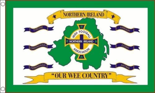 Northern Ireland Football Our Wee Country Flag - 5 x 3 FT - Euro 2016 Banner