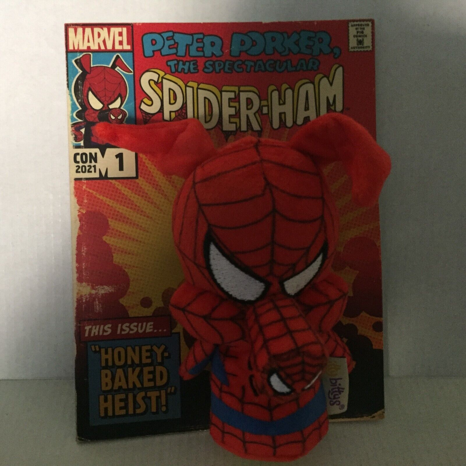 NEW 2021 San Diego Comic Con Exclusive Marvel Spider-Ham Hallmark Itty Bitty